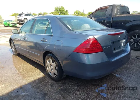 2007 Honda Accord 2.4 Lx from USA, damaged, VIN 1HGCM564X7A206442